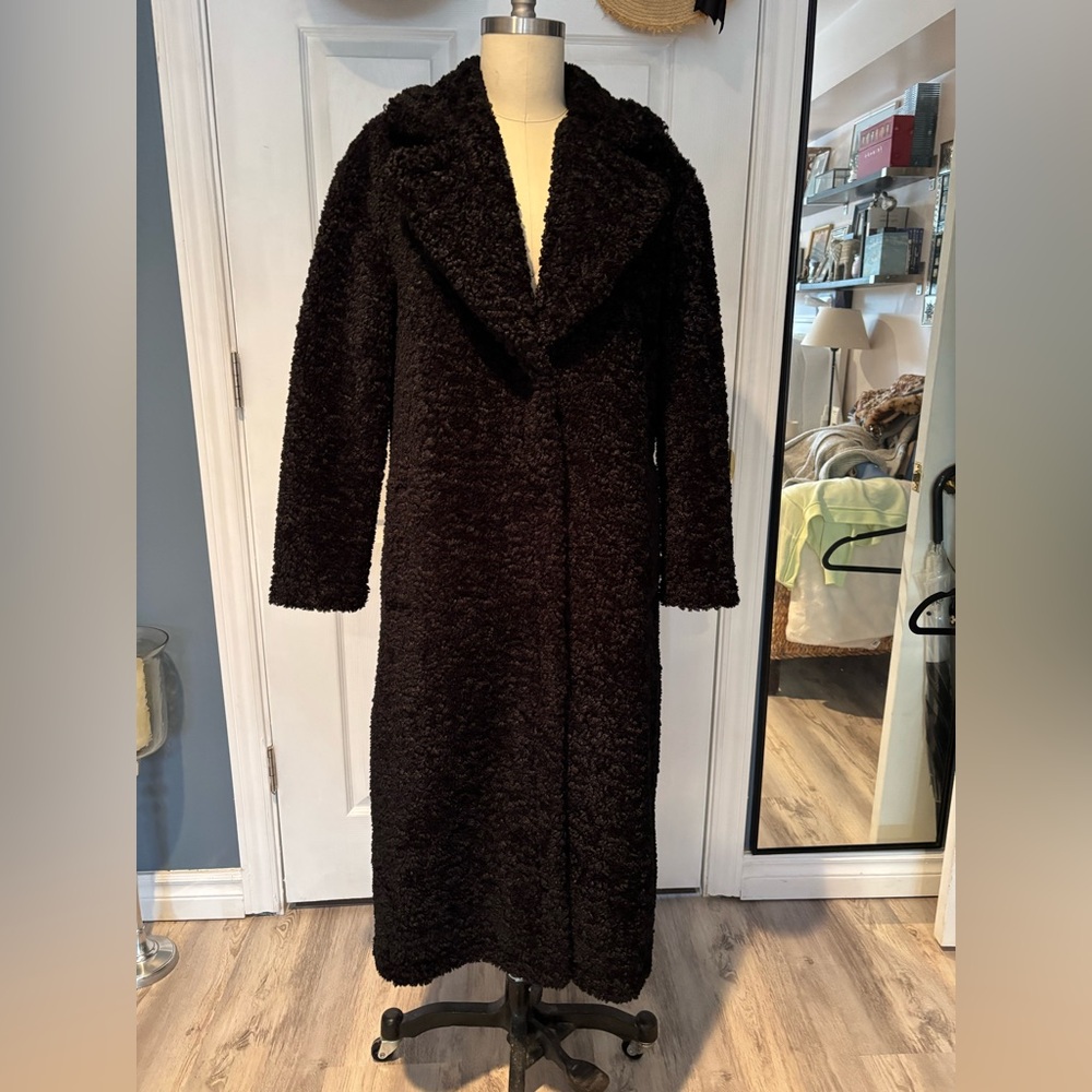 NOIZE Faux Fur Coat Size XS